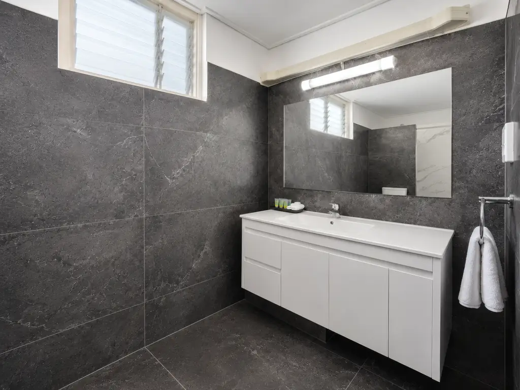 Private bathroom — vanity, wide view