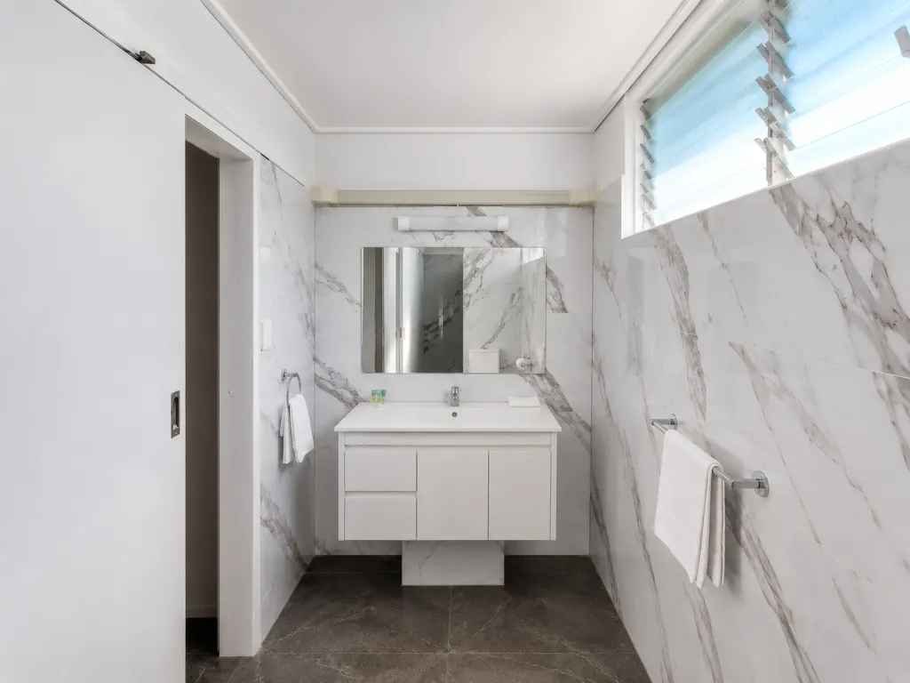 Private bathroom — wide view