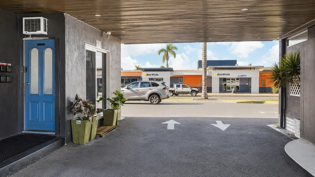 Covered undercover parking directly outside guest rooms